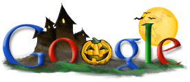 Google Night Halloween Logo