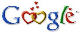 Hearts Valentine Google Logo