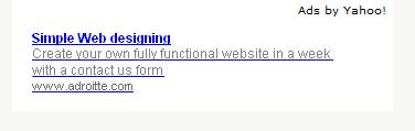 Google Chrome Yahoo Ads